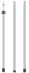 vidaXL Teleskop-Tarpstange 102-260 cm Aluminium