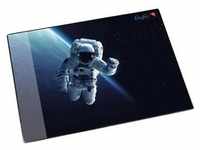 Schreibunterlage 40x53cm transparente Seitenleiste Astronaut