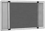 vidaXL Teleskop-Fliegengitter f&uuml;r Fenster Wei&szlig; (100-193)x75 cm
