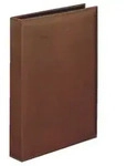 Ringbuch Exquisit A4 25mm 4 Ringe braun