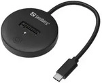 SANDBERG SSD-Dockingstation Sch&auml;chte: 1 - M.2 - M.2 NVMe Card - USB-C 3.2 (Gen 2)
