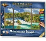 Schipper 609260888 - Malen nach Zahlen, Naturschauspiel Rheinfall, Triptchon