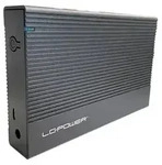 LC-Power LC-35U3-C, externes 3,5-SATA-Festplattengeh&auml;use, USB-C, Alu,