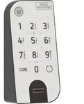 Tastatur 7712 Fingerprinttastatur anthrazit/wei&szlig; BURG-W&Auml;CHTER