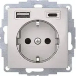 Berker Steckdose SCHUKO/USB 48041404