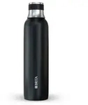 BRITA Edelstahlflasche schwarz (0,65l) f&uuml;r sodaTRIO