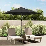 vidaXL Sonnenschirm mit Metall-Mast 300 cm Anthrazit