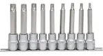 "KS TOOLS 1/2" Bit-Stecknuss RIBE-Satz, 9-tlg, M5-M14"
