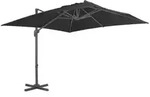 vidaXL Ampelschirm mit Aluminium-Mast 300x300 cm Anthrazit