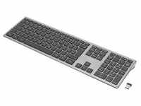 Wireless keyboard 2,4GHz QWERTZ ABS grey DE