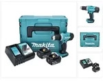 Makita DDF 453 RMJ Akku Bohrschrauber 18 V 42 Nm + 2x Akku 4,0 Ah + Ladeger&auml;t +