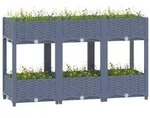 vidaXL Hochbeet 120x40x71 cm Polypropylen