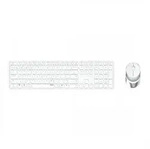 Rapoo Kabelloses Multi-Mode-Deskset 9850M Weiss QWERTZ Tastatur 1.600 dpi Kabellos