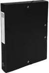 Exacompta 8x Archivbox PP 700&mu; blickdicht, R&uuml;cken 40mm, A4, Schwarz, 59781E