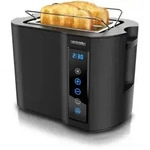 Arendo Toaster Kurzschlitz, Br&ouml;tchenaufsatz, W&auml;rmeisoliertes Geh&auml;use,...