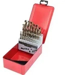 KS TOOLS HSS-G Co 5 Spiralbohrer-Satz, Stahlblechkassette, 25-tlg,