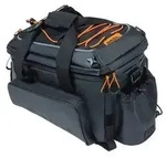 "Basil Gep&auml;cktr&auml;gertasche "Miles XL Pro", Tarpaulin, 9-36 Liter, schwarz/orange"
