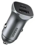 Ugreen - Auto-Netzteil - 18 Watt - 3 A - PD 3.0, QC 4.0 - 2 Ausgabeanschlussstellen