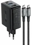 ACEFAST GaN 65W USB C Ladeger&auml;t mit 4K HD Ausgang USB-C Netzteil 2-Port PD