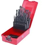 KS TOOLS HSS-R Spiralbohrer-Satz, Kunststoffkassette, 25-tlg, 1-13mm