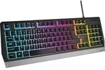 GENESIS Rhod 300 RGB Tastatur Gaming USB QWERTY Englisch Schwarz (NKG-1528)