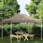 vidaXL Partyzelt-Dach 4x3 m Taupe 270 g/m2