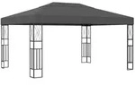 vidaXL Pavillon 3&times;4 m Anthrazit Stoff