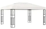 vidaXL Pavillon 3&times;4 m Creme Stoff
