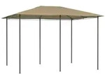 vidaXL Pavillon 3x4x2,6 m Taupe 160 g/m2