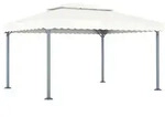 vidaXL Pavillon 400 x 300 cm Creme Aluminium