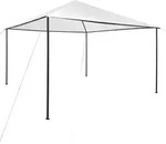 vidaXL Pavillon 4x4x3 m Wei&szlig; 180 g/m2