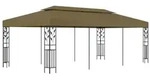 vidaXL Pavillon 6x3 m Taupe 180 g/m2