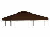 vidaXL Pavillon-Dachplane mit Kaminabzug 310 g/m2 3x3 m Braun