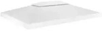 vidaXL Pavillon-Dachplane mit Kaminabzug 310 g/m2 4x3 m Wei&szlig;
