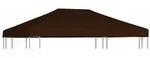 vidaXL Pavillondach 310 g / m2 3x4 m Braun