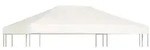 vidaXL Pavillondach 310 g/m2 4x3 m Cremewei&szlig;