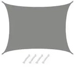 UV Sonnensegel Wasserdicht 6x5 - Rechteckig - Sonnenschutz Segel Garten Terrasse