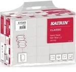 Falthandtuch Katrin Classic L 2 2-lagig wei&szlig; L240mm xB320ca.mm 3000 T&uuml;cher/KT