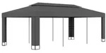 vidaXL Pavillon mit Doppeldach 3 x 6 m Anthrazit