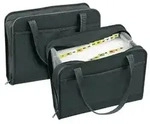 Veloflex F&auml;chertasche Office 4446880 DIN A4 24 F&auml;cher Textil sw