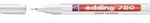 Lackmarker 780 wei&szlig; Strich-B.0,8mm Rundspitze EDDING 10 St&uuml;ck
