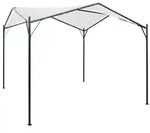 vidaXL Pavillon 3x3x2,6 m Wei&szlig; 180 g/m2