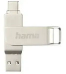 Hama C-Rotate Pro - 128 GB - USB Type-A / USB Type-C - 3.2 Gen 1 (3.1 Gen 1) -