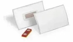 Durable 826019, Namensschild-Halterung, Portr&auml;t, Polypropylen (PP), Transparent, 90