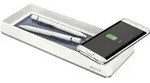 Leitz Induktions-Ladeger&auml;t WOW Duo Colour Stifteschale 5365-10-01 Ausg&auml;nge