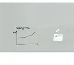 Glas-Whiteboard Artverum 150x100x1,8cm grau
