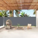 vidaXL Seitenmarkise Ausziehbar Anthrazit 180x1000 cm