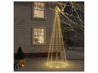vidaXL LED-Weihnachtsbaum mit Erdnägeln Warmweiß 310 LEDs 300 cm
