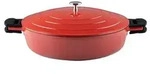 Kelomat Schmorpfanne Keramika Red &Oslash;28 cm mit Deckel Aluguss Legierung