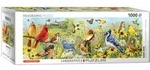 V&ouml;gel im Garten (Puzzle) Gartenv&ouml;gel, Anzahl Teile: 1000, Ma&szlig;e (B/H): 96 x 32 cm,
